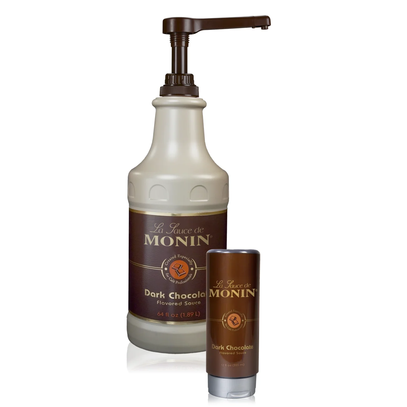 Monin Dark Chocolate Sauce - 12oz Cream
