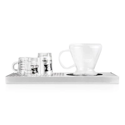 Espresso Parts 7"x15"x7/8" Rinser with Side Spray Coffee - Image 5