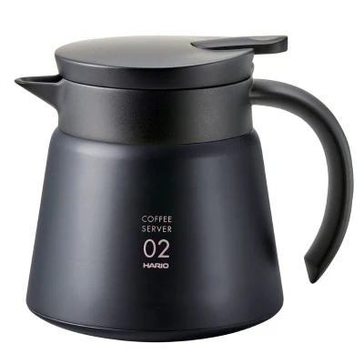 Hario Vacuum Insulated Metal Server 600ml Carafe