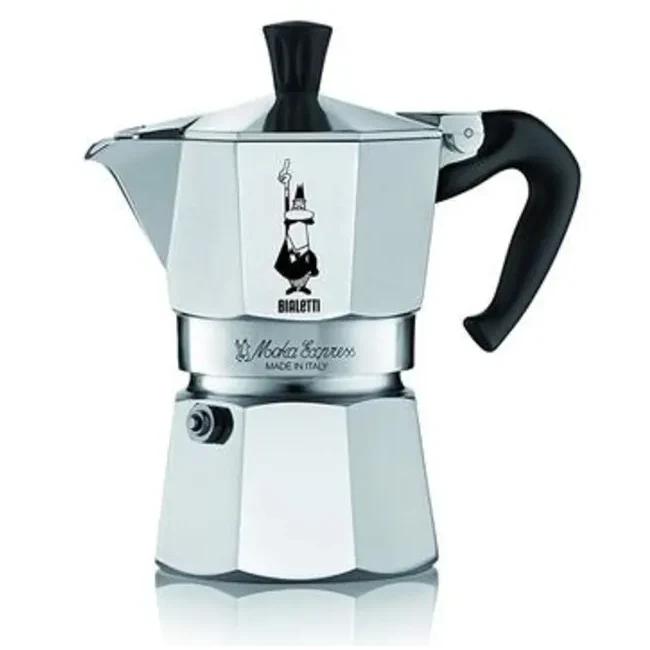 Bialetti Moka Express® Stovetop Espresso Maker - 3 cup (150ml) / Polished Coffee