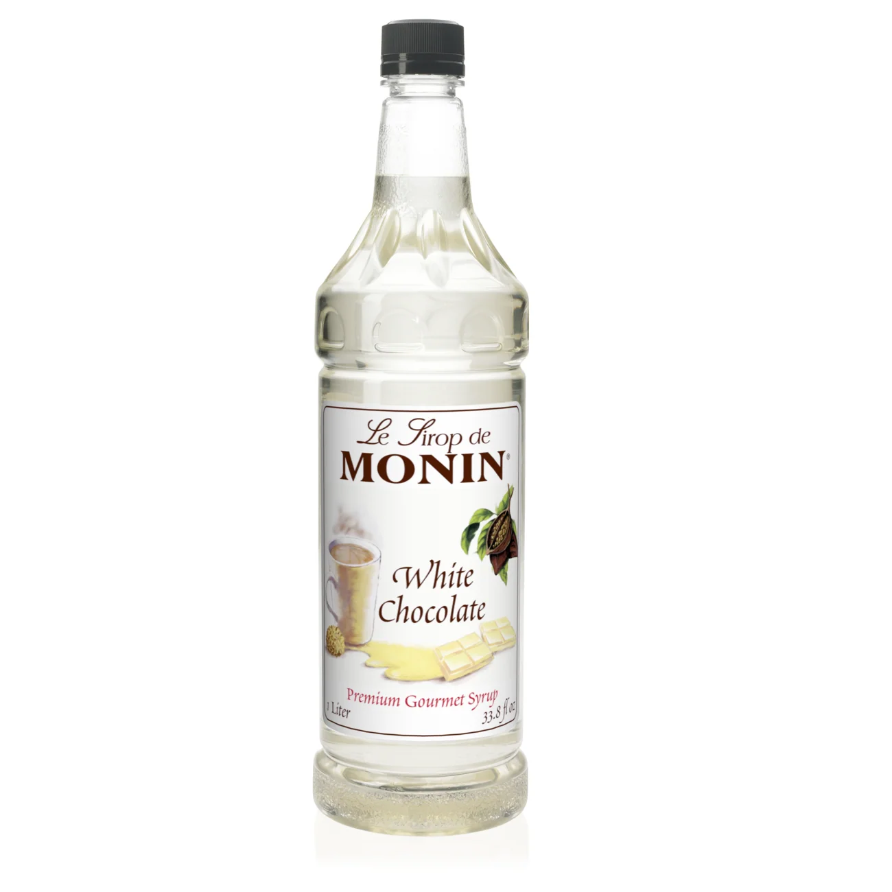 Monin White Chocolate Syrup Bottle
