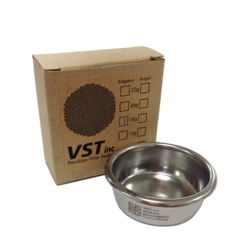 VST Precision Double Portafilter Basket - 22g - Ridged - Image 2