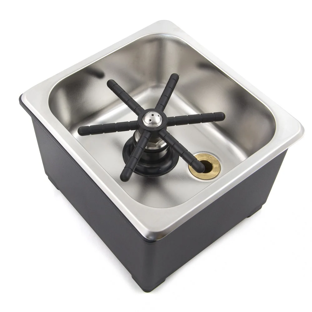 Espresso Parts Counter Top Rinser 6"x6"x2" Pan Size Coffee - Image 2