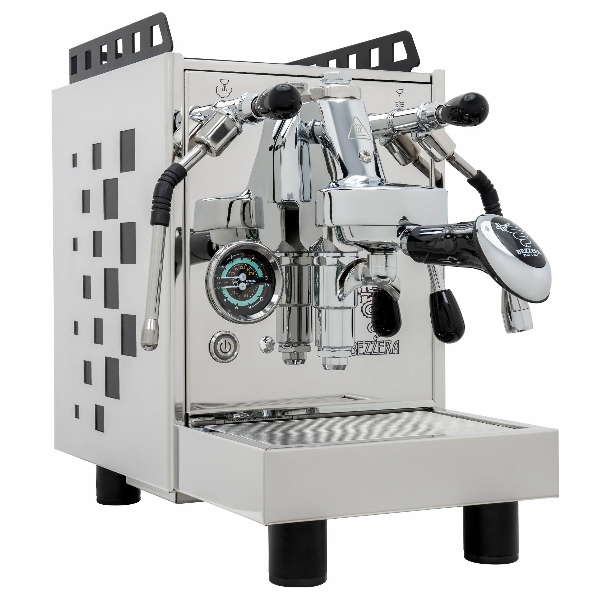 Bezzera Aria MN Espresso Machine - Stainless Grinder