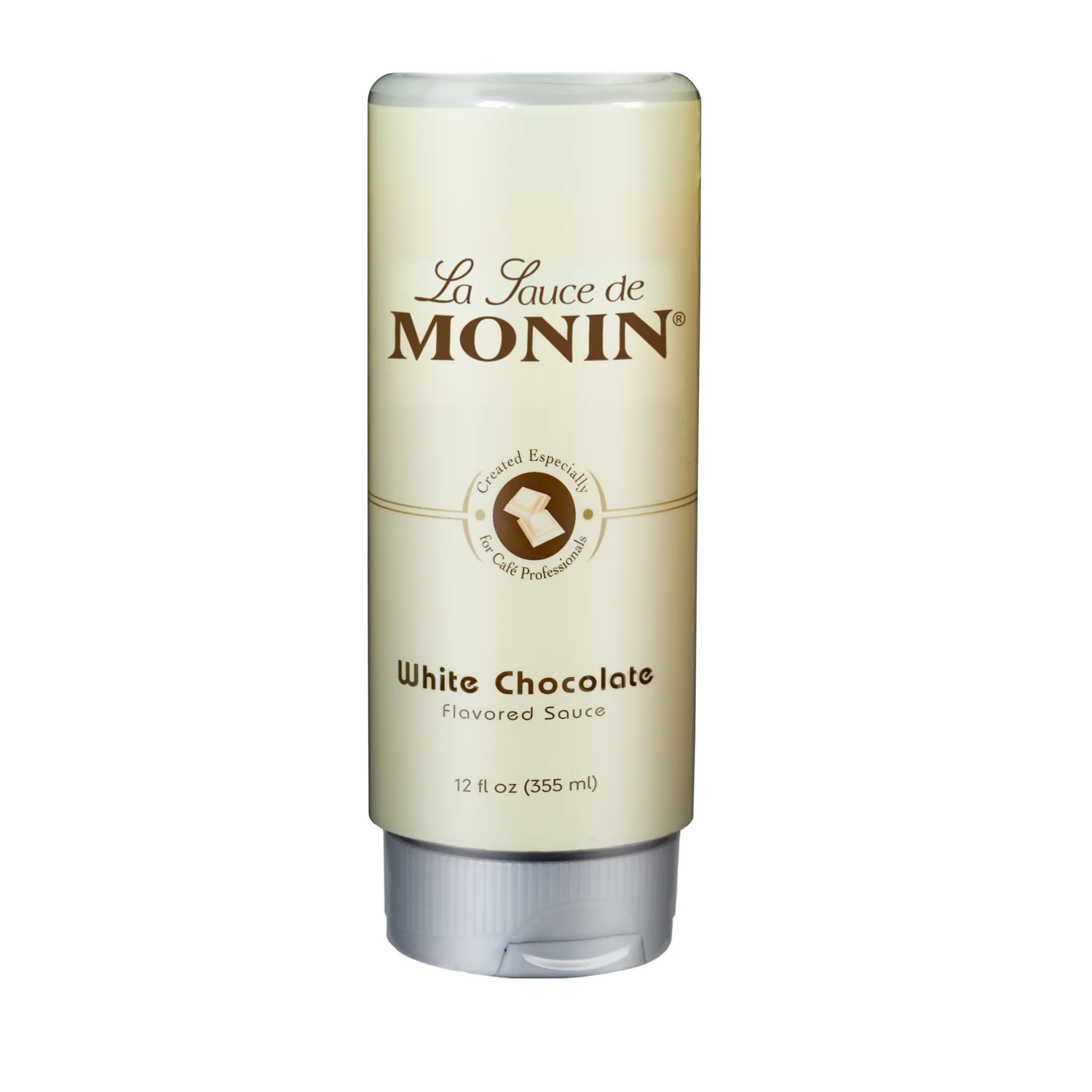 Monin White Chocolate Sauce - 12oz Coffee - Image 2
